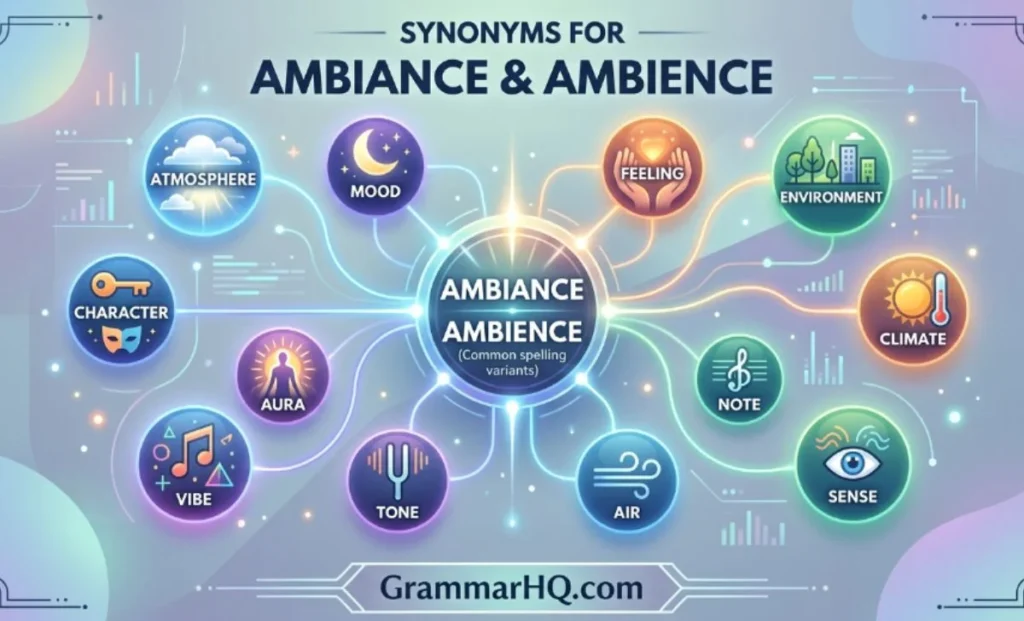 Ambiance or Ambience Synonyms