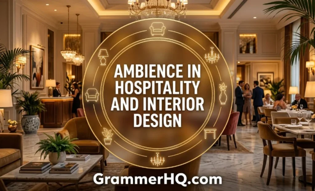 Ambience in Hospitality and Interior Design