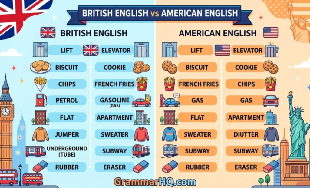 British English vs American English
