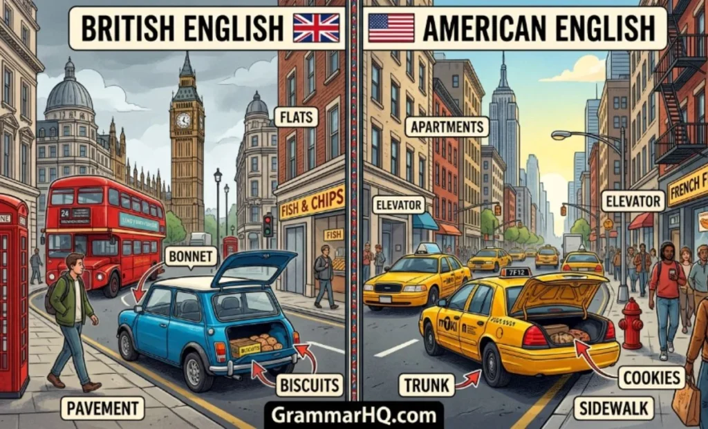 British English vs American English