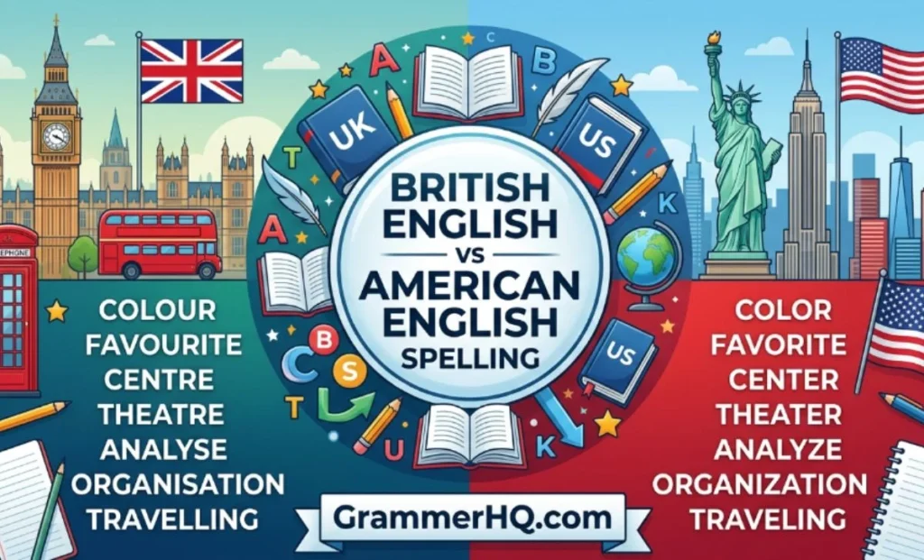 British English vs American English Spelling
