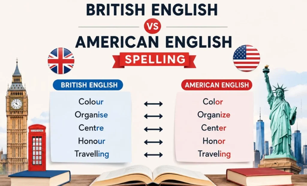 British English vs American English Spelling