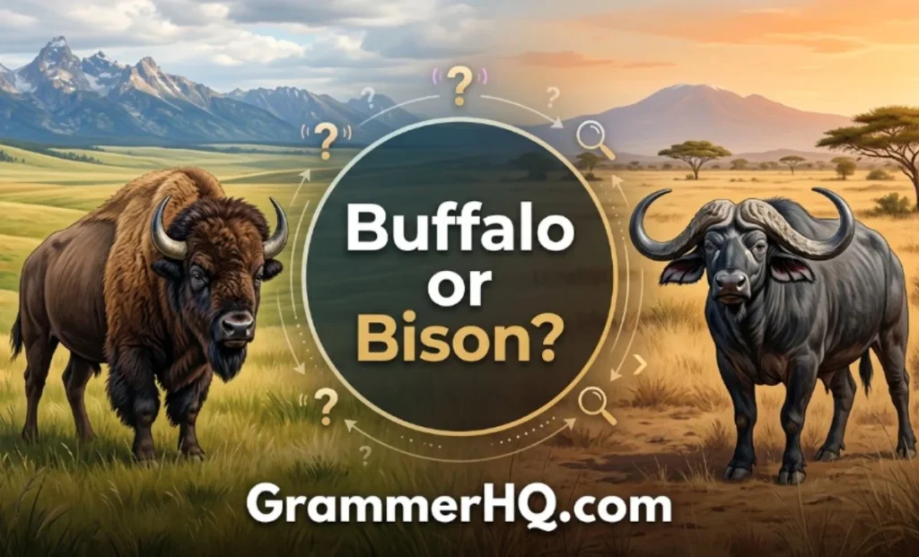 Buffalo or Bison – Quick Answer