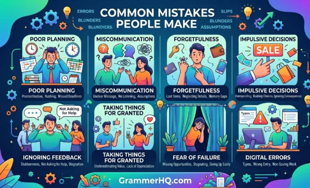 Common Mistakes People Make