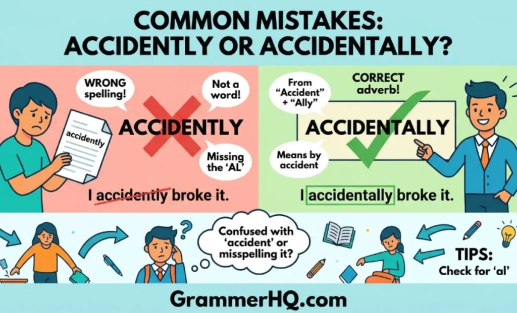 Common Mistakes with Accidently or Accidentally