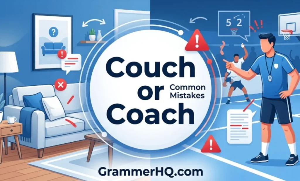 Common Mistakes with Couch or Coach