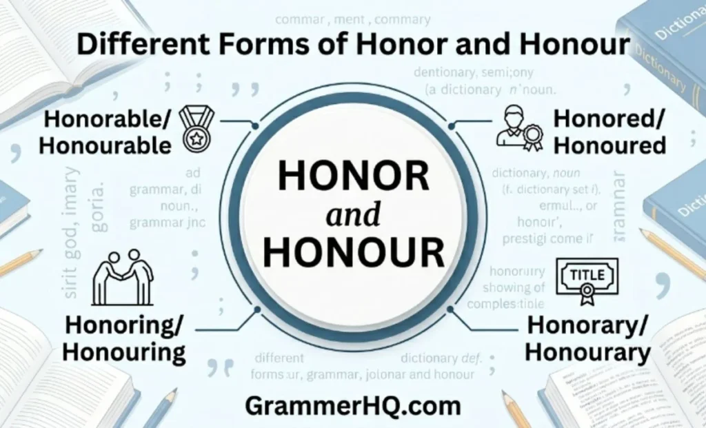 Different Forms of Honor and Honour