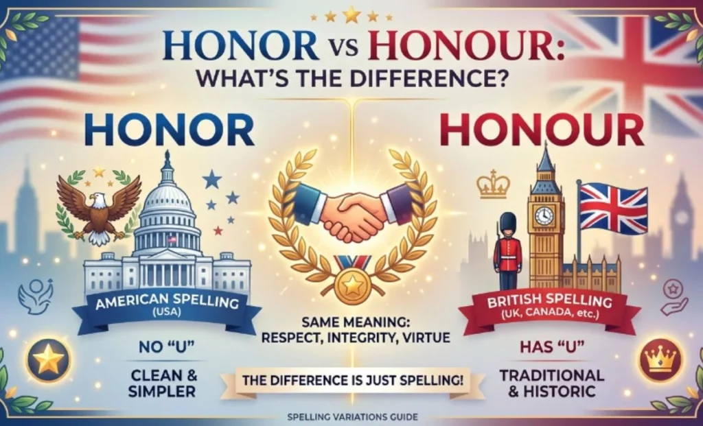 Honor vs Honour: What's the Difference?
