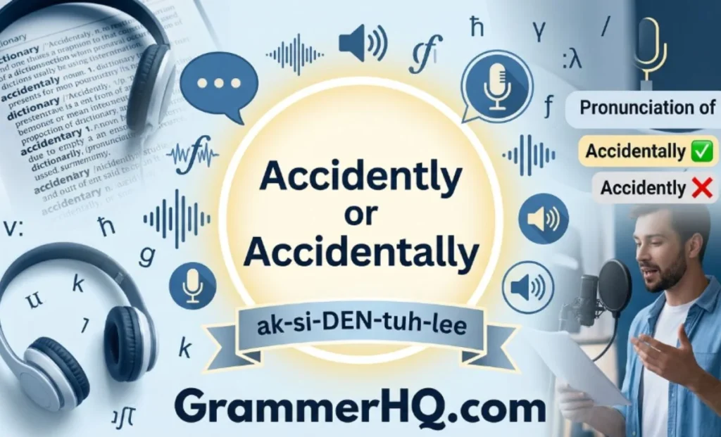 Pronunciation of Accidently or Accidentally