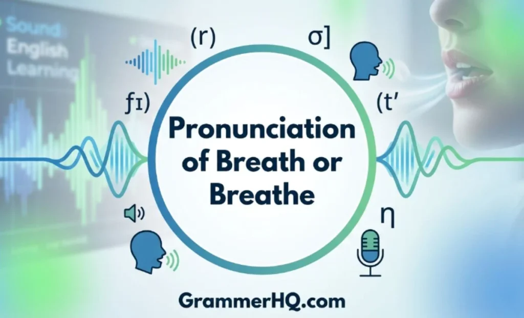 Pronunciation of Breath or Breathe