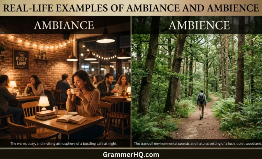 Real-Life Examples of Ambiance and Ambience