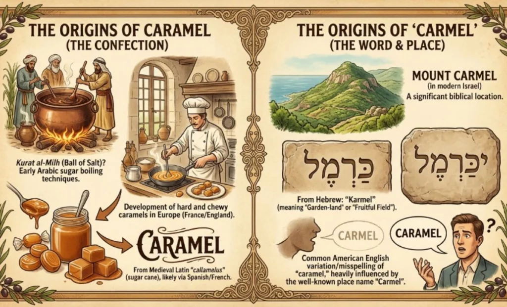The Origin of Carmel or Caramel