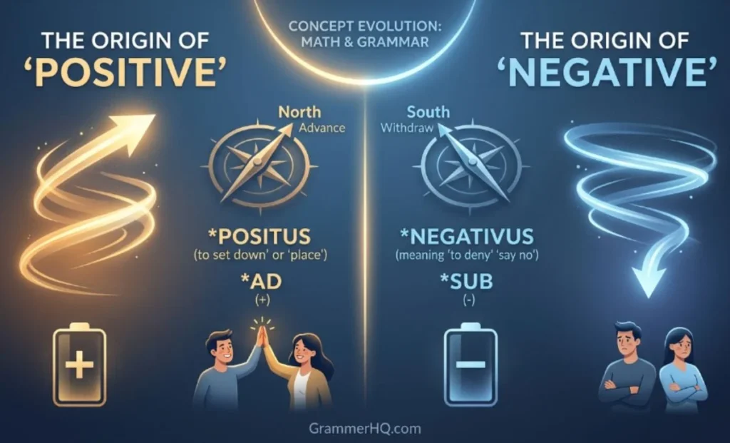 The Origin of Positive or Negative