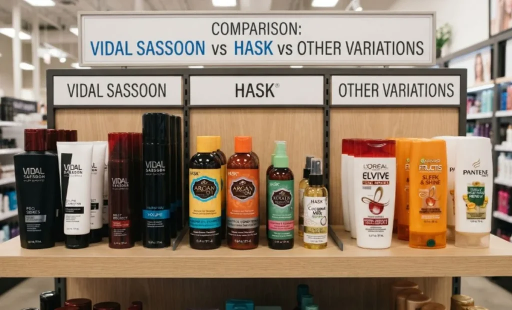 Vidal Sassoon vs HASK vs Other Variations