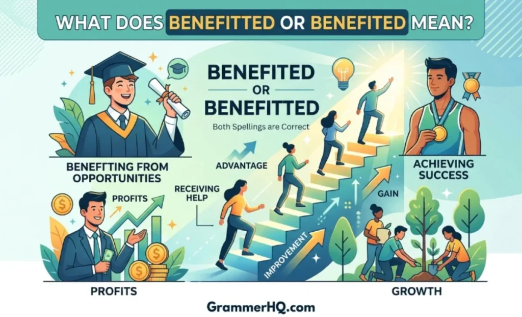 What Does Benefitted or Benefited Mean?