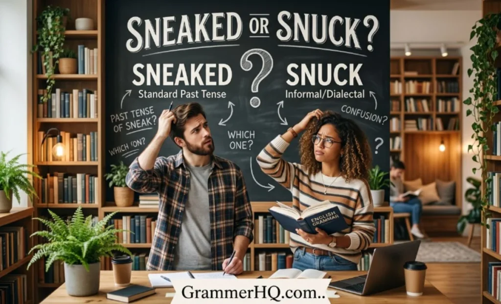 Why People Confuse Sneaked or Snuck