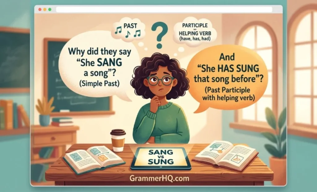 Why People Confuse Sung or Sang