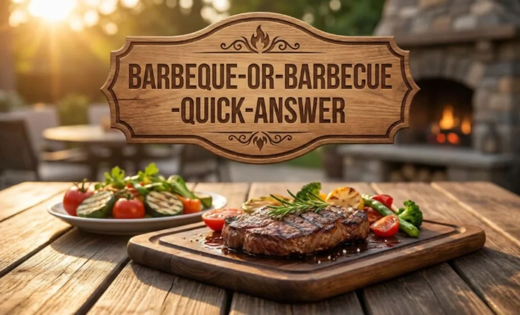 Barbeque or Barbecue – Quick Answer