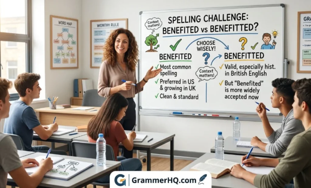 Benefitted or Benefited – Quick Answer