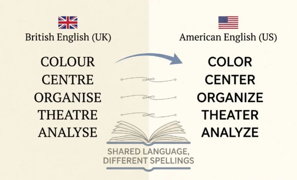 British and American Spelling Differences