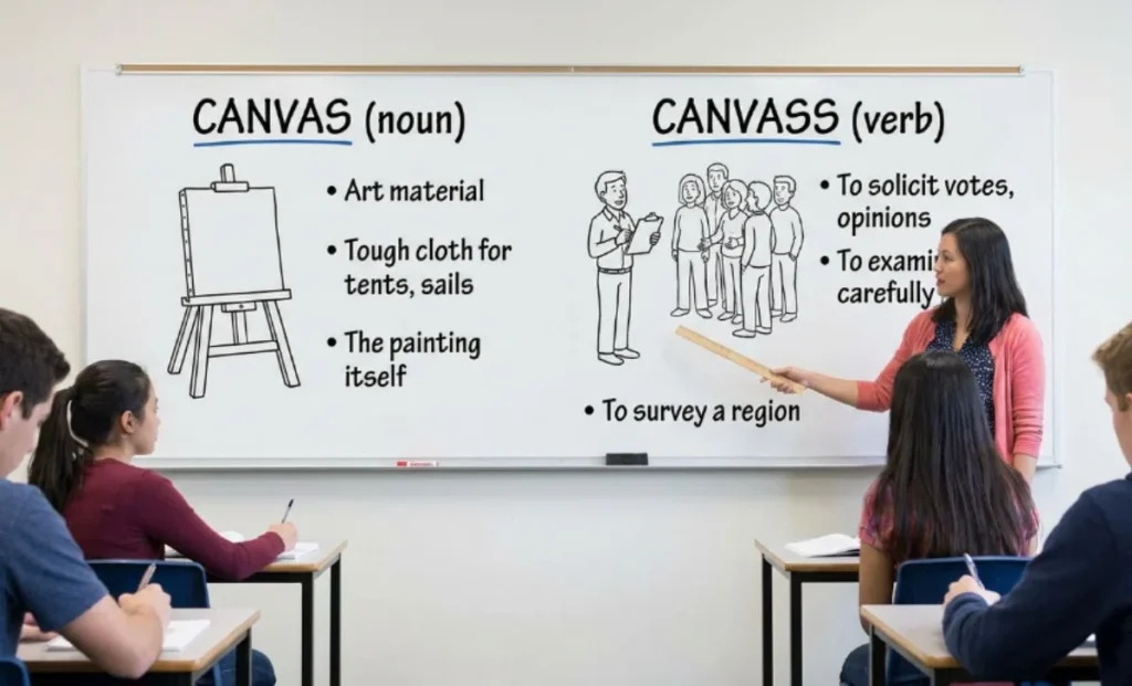 Canvas or Canvass – Quick Answer