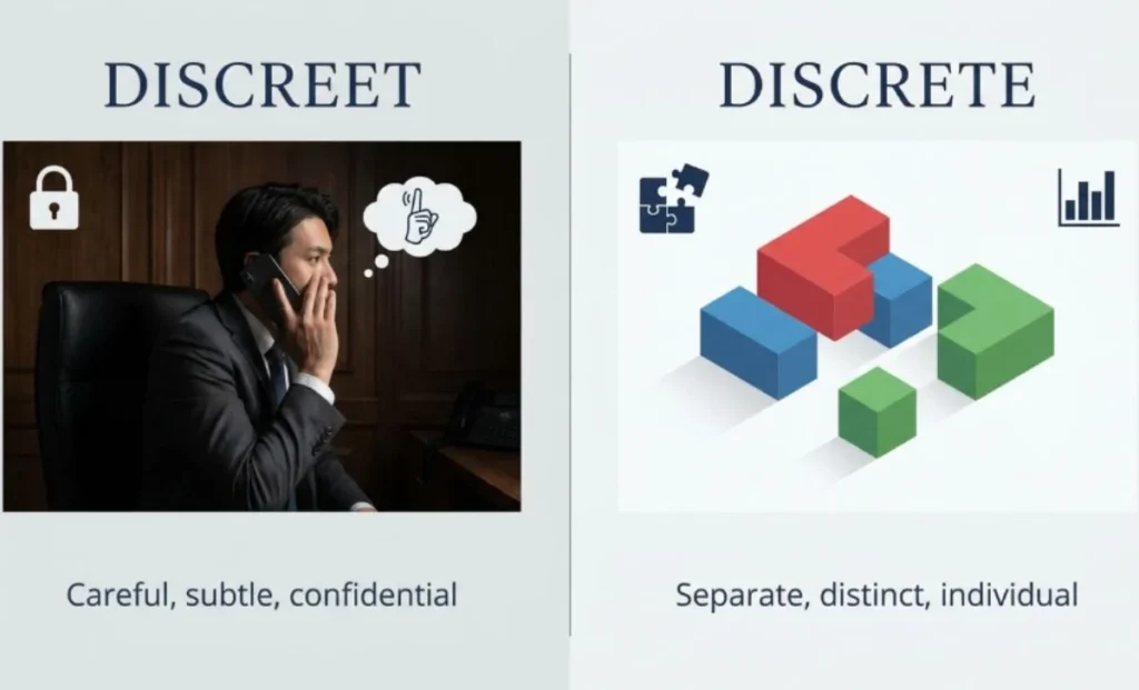 Discreet or Discrete – Quick Answer