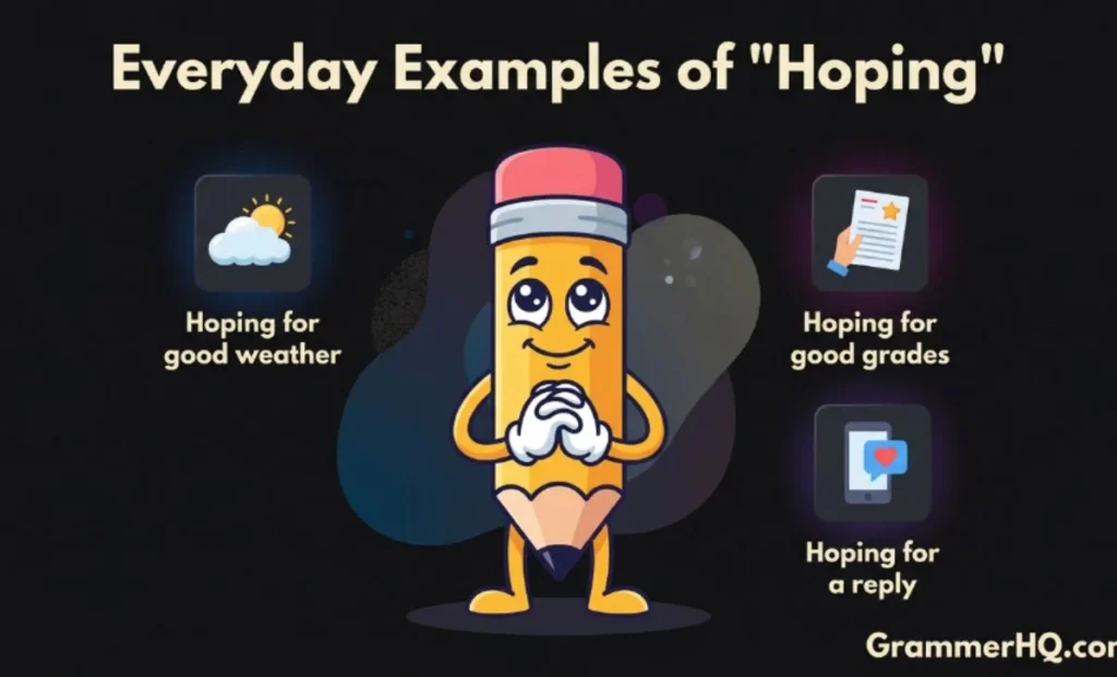 Everyday Examples of "Hoping"
