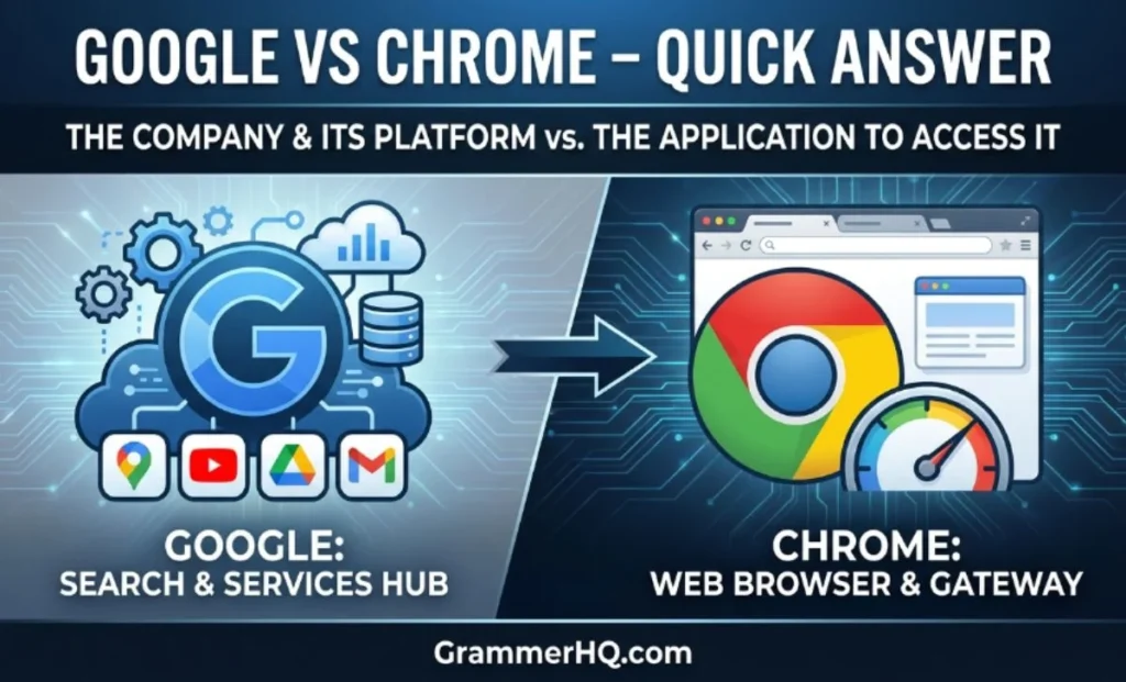 Google vs Chrome – Quick Answer