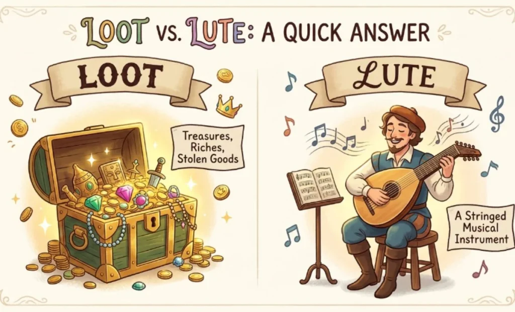 Loot vs Lute – Quick Answer