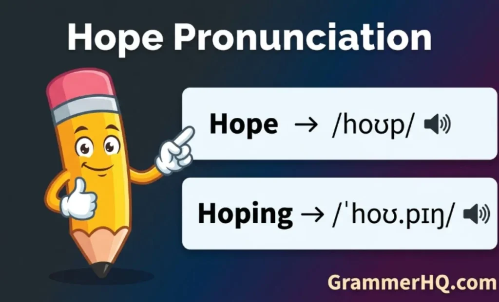 pronunciation