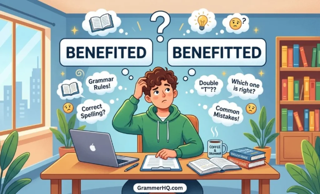 Why Do People Confuse Benefitted and Benefited?