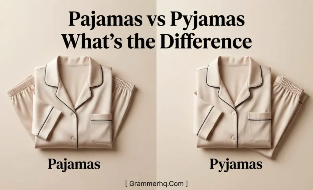 Pajamas vs Pyjamas What’s the Difference
