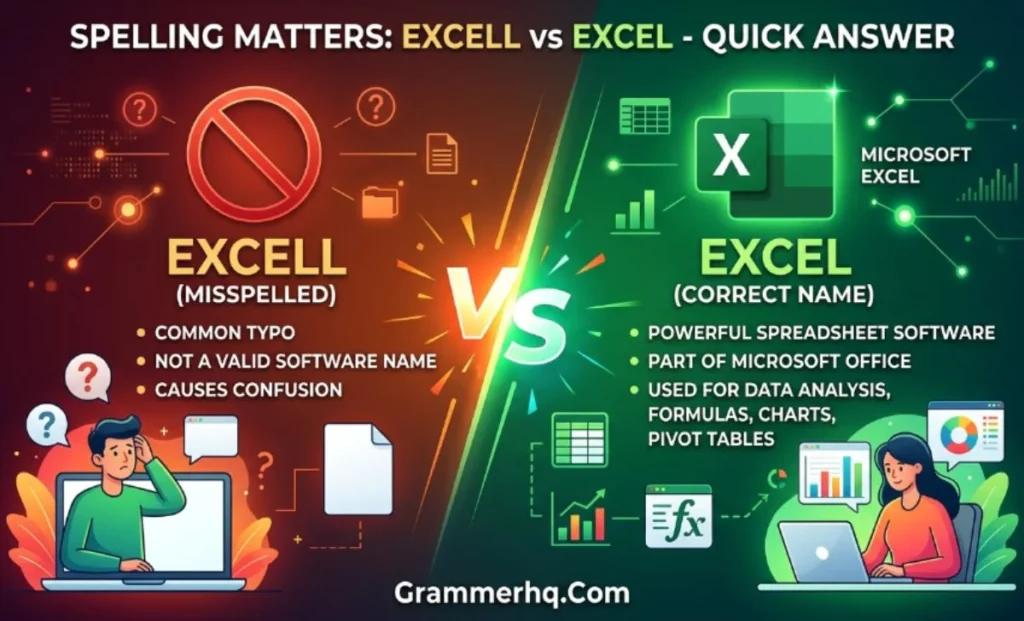 Quick Answer Excell vs Excel