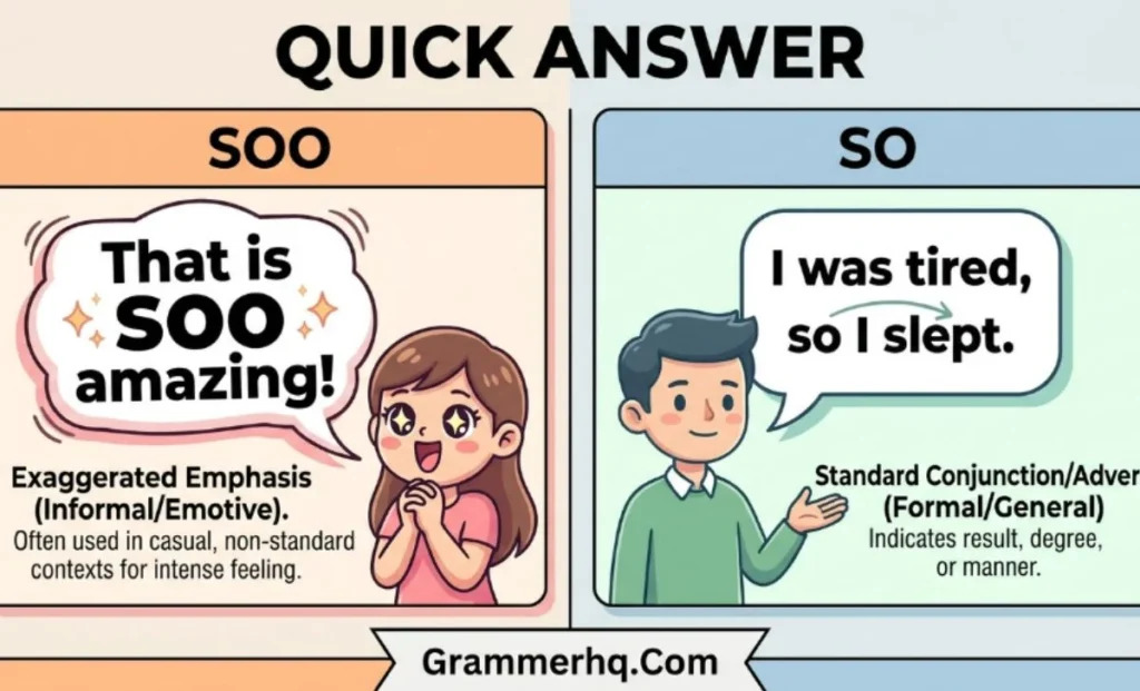 Quick Answer Soo vs So