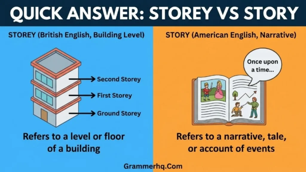 Quick answer Storey vs Story