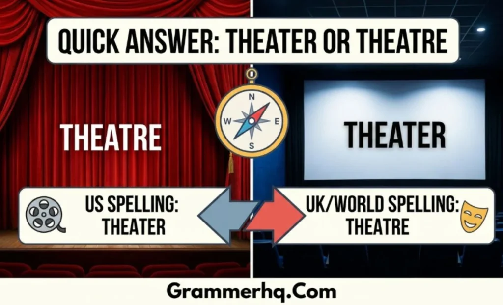 Quick Answer Theater or Theatre