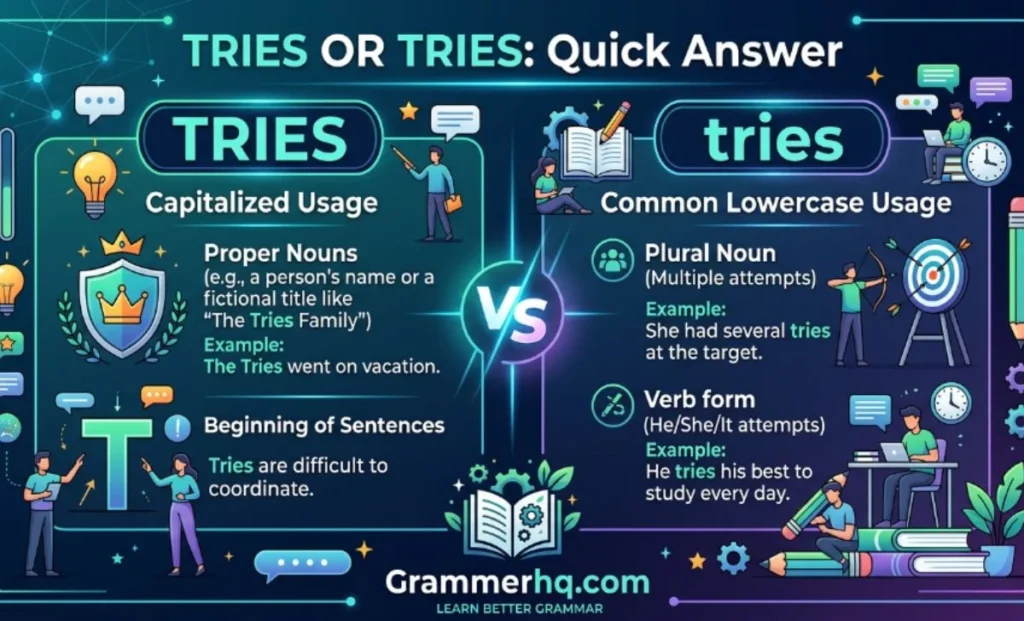 Quick Answer tries or trys