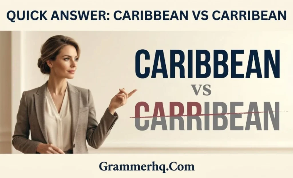 Quick Answer Caribbean vs Carribean
