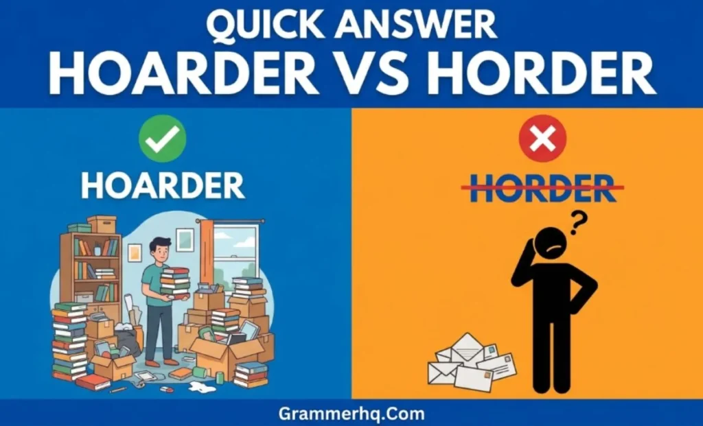 Quick Answer Hoarder vs Horder