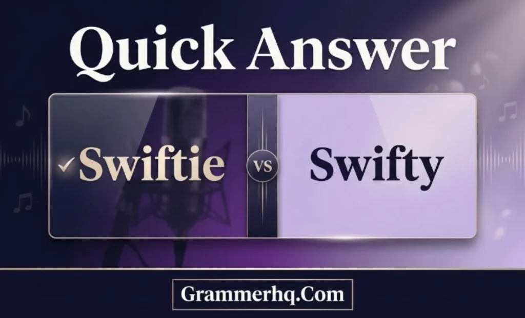  Quick Answer swiftie vs swifty
