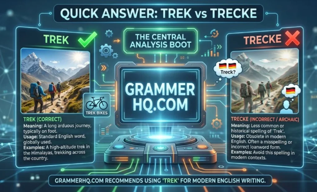  Quick Answer Trek vs Trecke