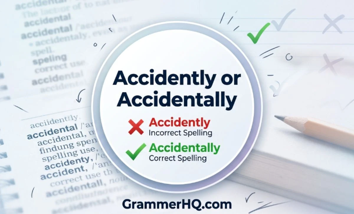 Accidently or Accidentally