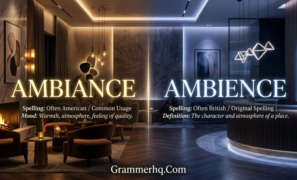 Ambiance or Ambience
