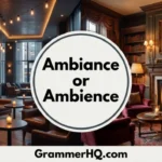 Ambiance or Ambience