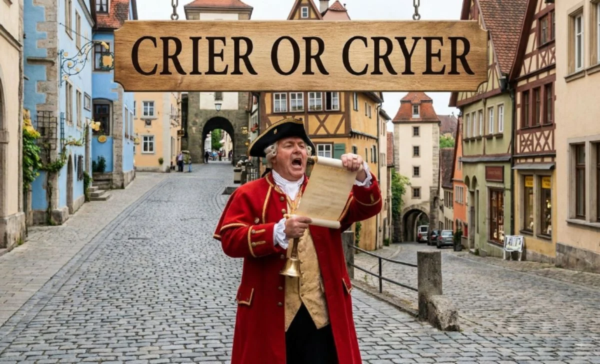 Crier or Cryer