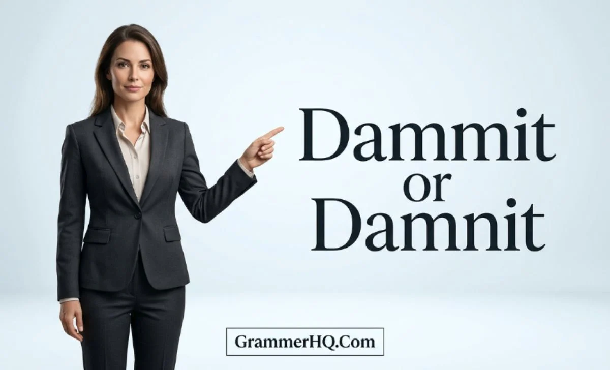 Dammit or Damnit