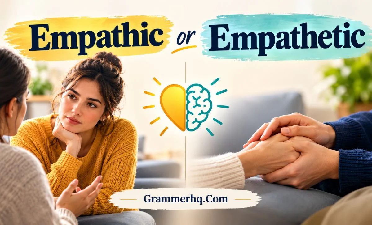 Empathic or Empathetic