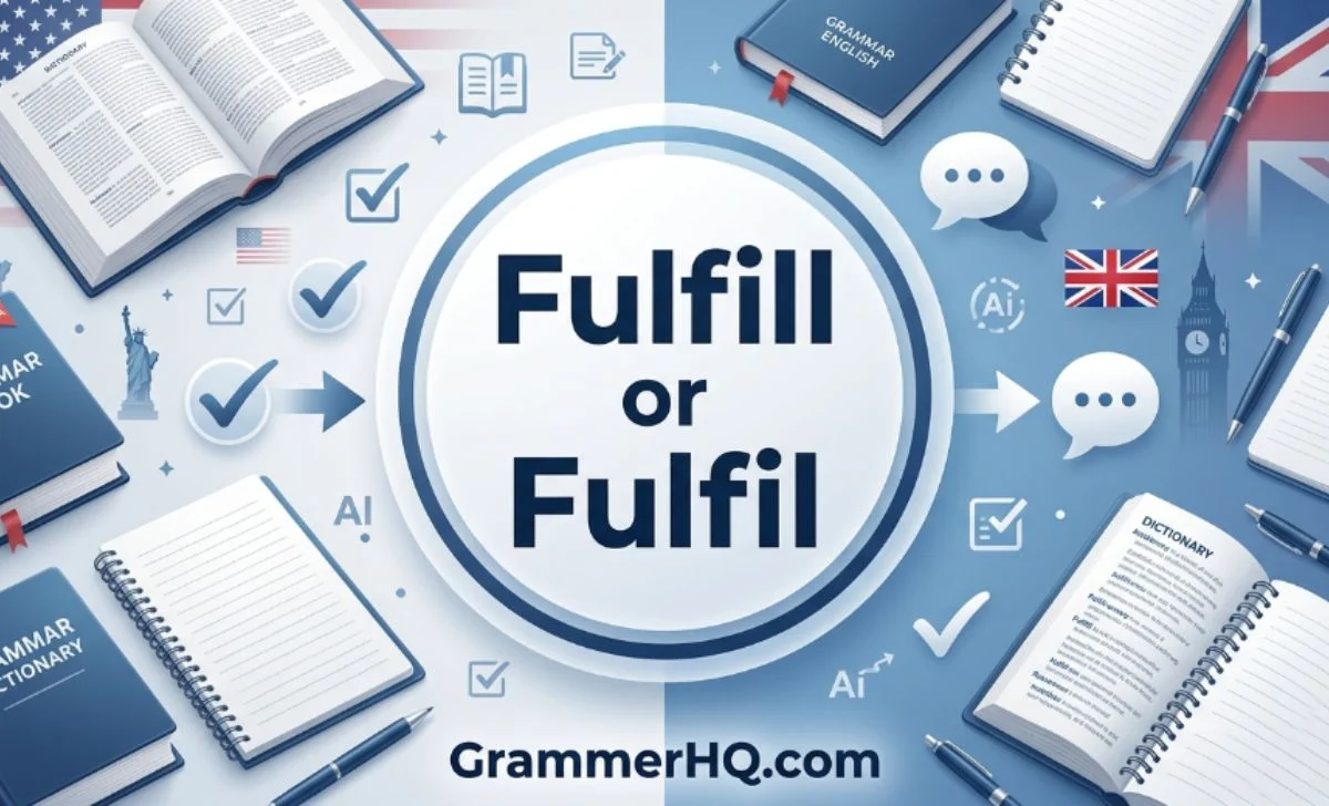 Fulfill or Fulfil