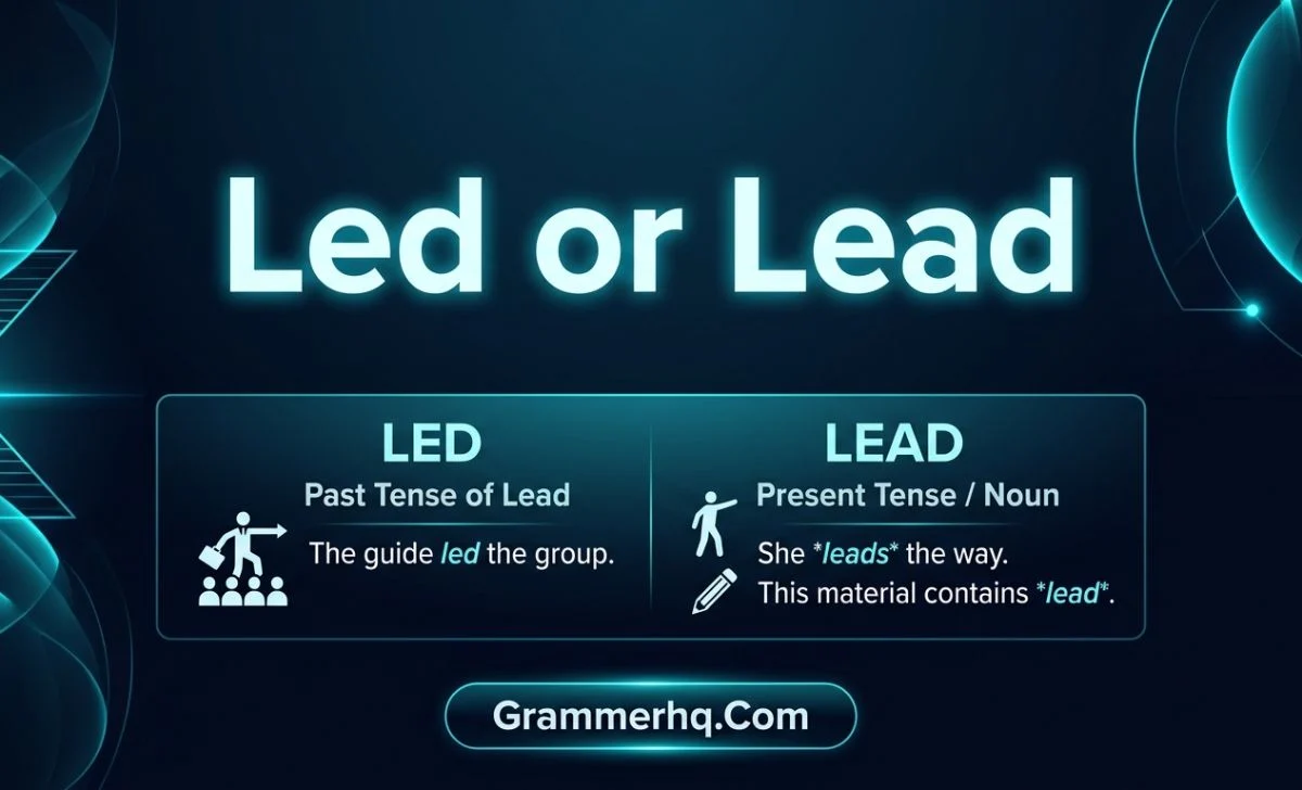 Led or Lead