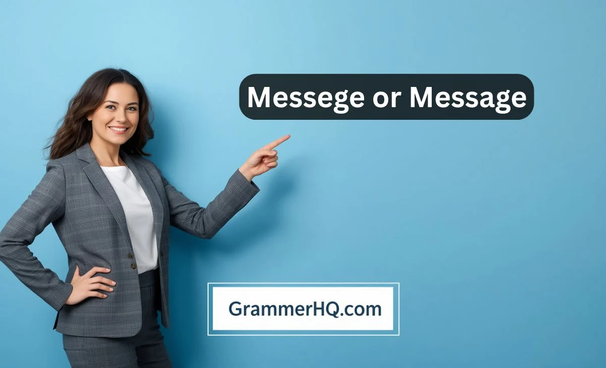 Messege or Message